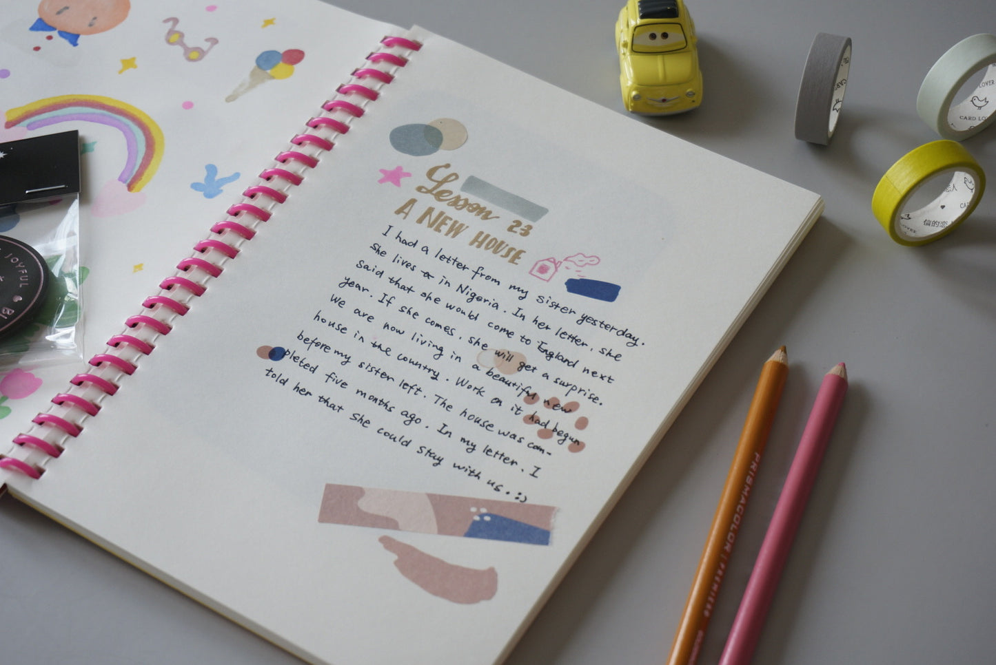 Three color Notebook