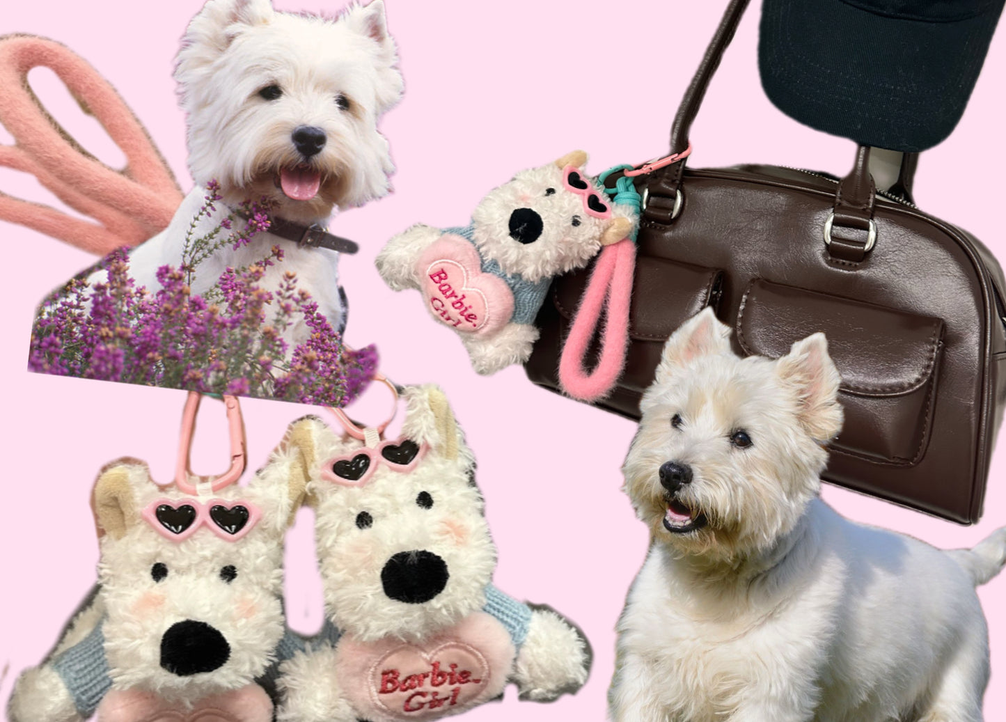 Westie doggo charm