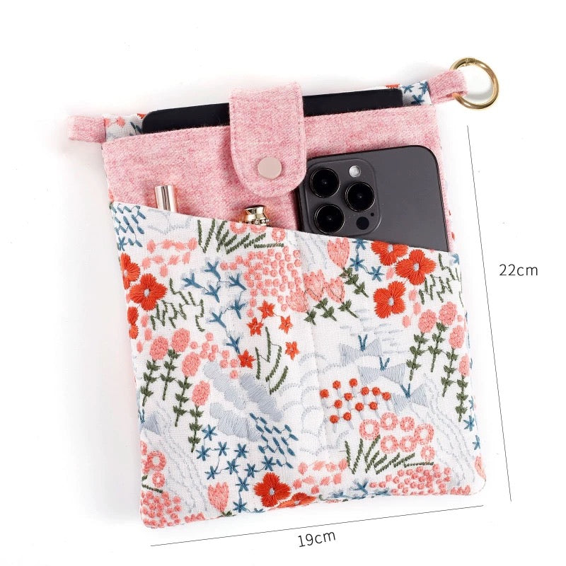 book pouch/sleeve removable strap